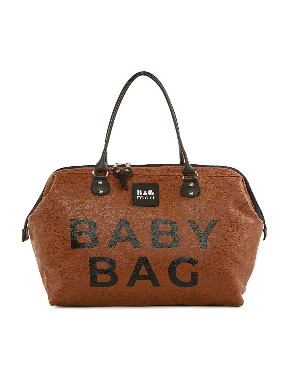 Baby Bag Baskılı Deri Anne Bebek Bakım Çantası