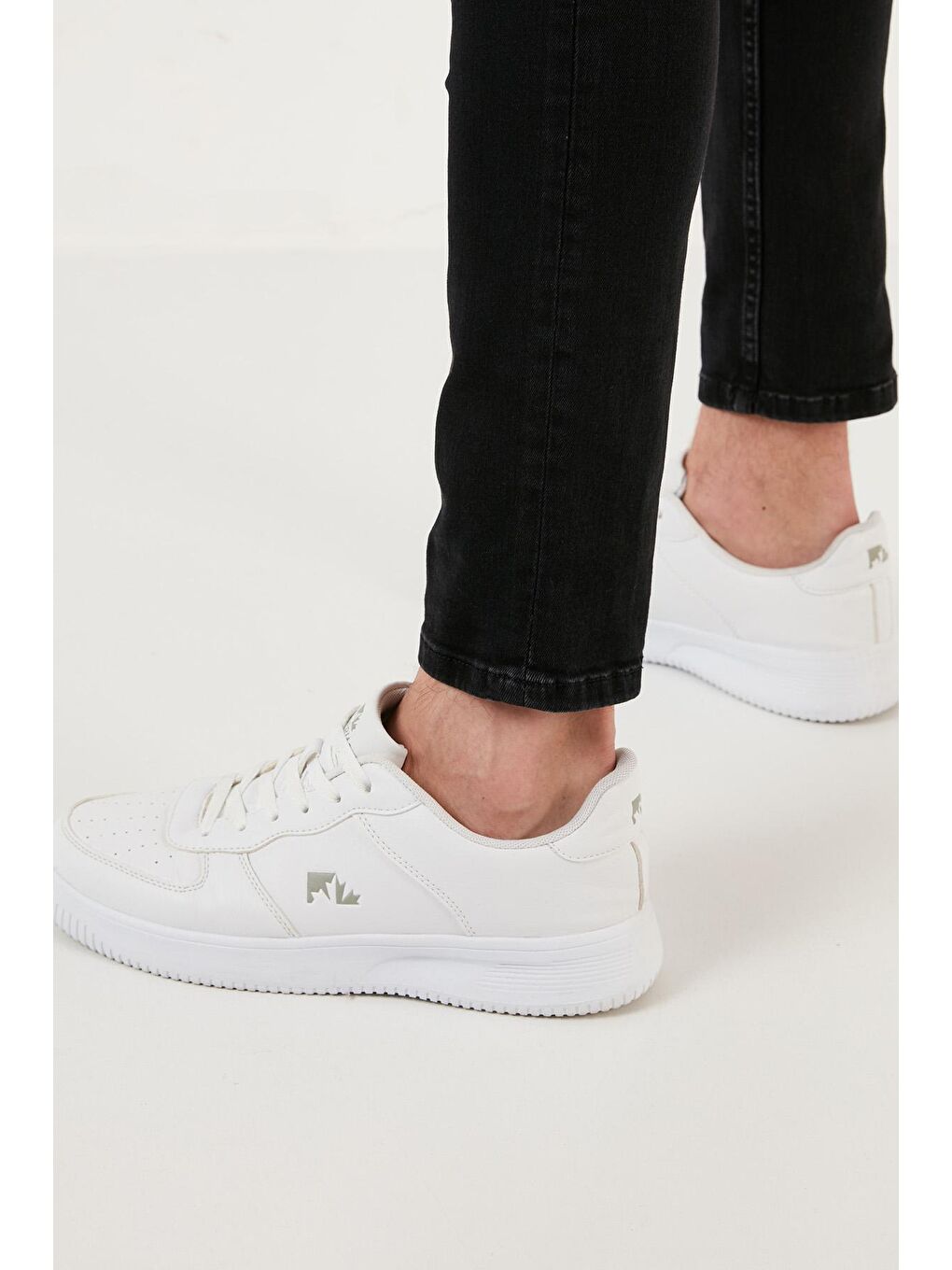 Siyah Pamuklu Normal Bel Slim Fit Dar Paça Jeans 1123J36NAPOLI-3