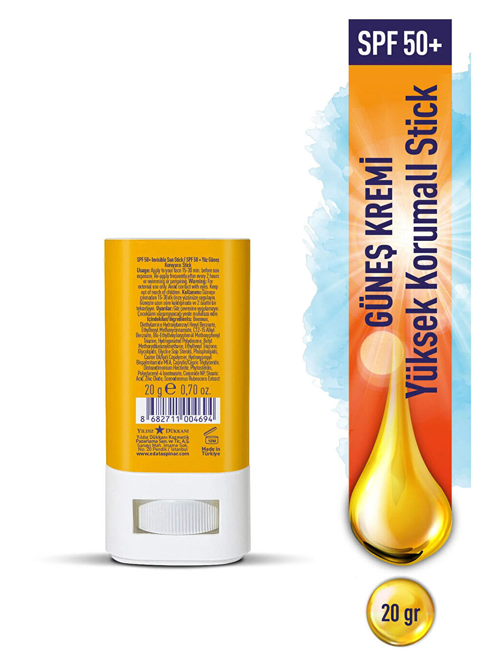 SPF 50+ Invisible Güneş Korucu Face Stick (EGY0032)-1