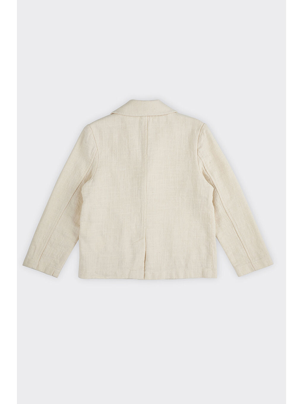 Erkek Çocuk Düğme Detaylı Bej Ceket-3