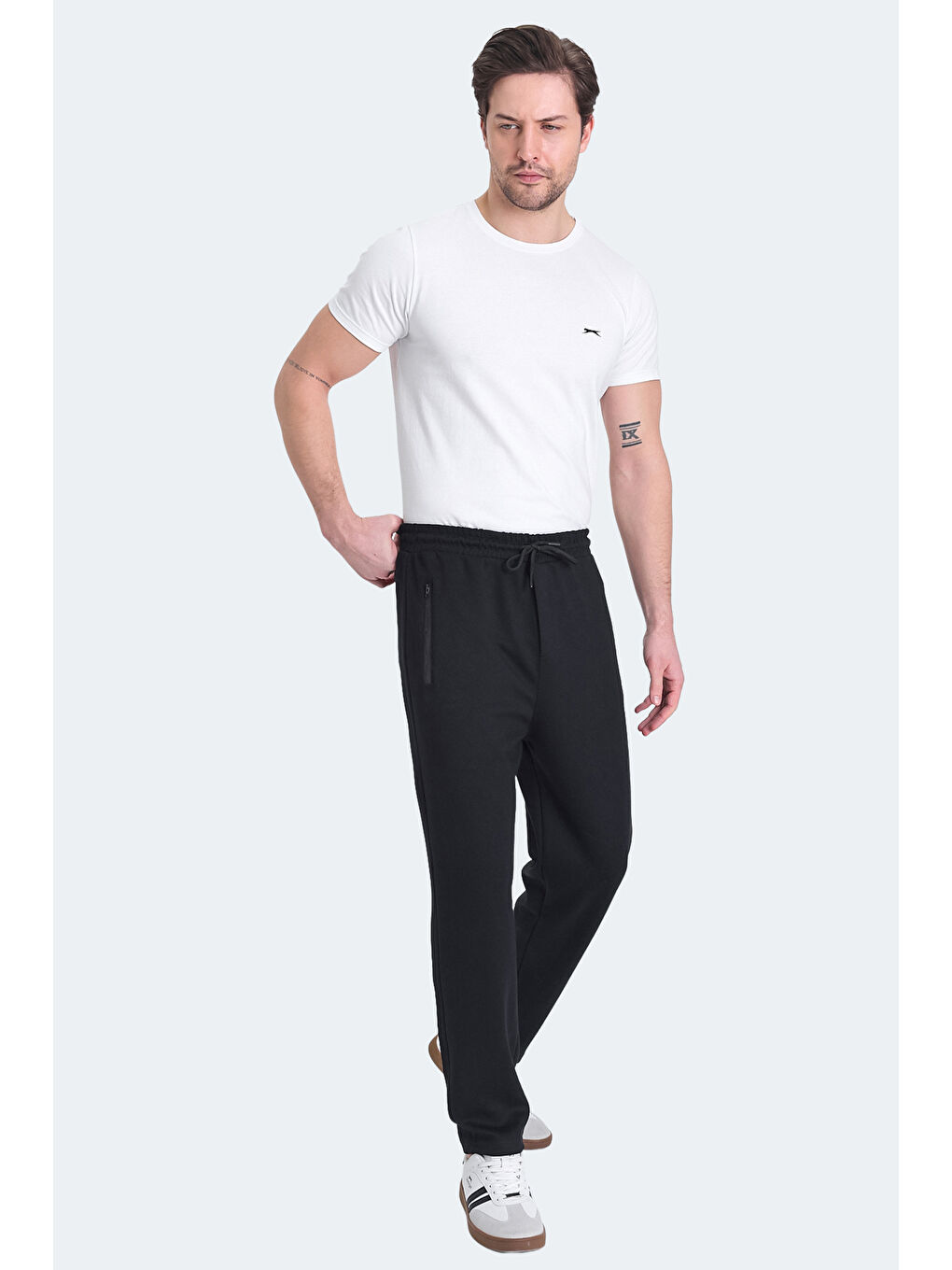 KATAR Erkek Cepli Siyah Eşofman Altı-6