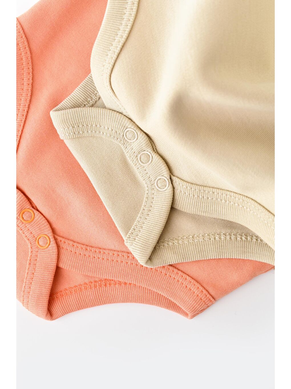 Ekru Organik 2li Kısa Kollu Badi CSY3022-4