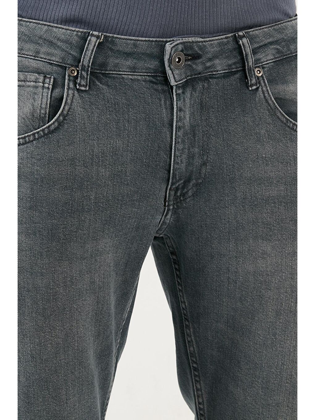 Buratti Mavi Pamuklu Normal Bel Regular Fit Boru Paça Jeans 2202J12PARMA - 3