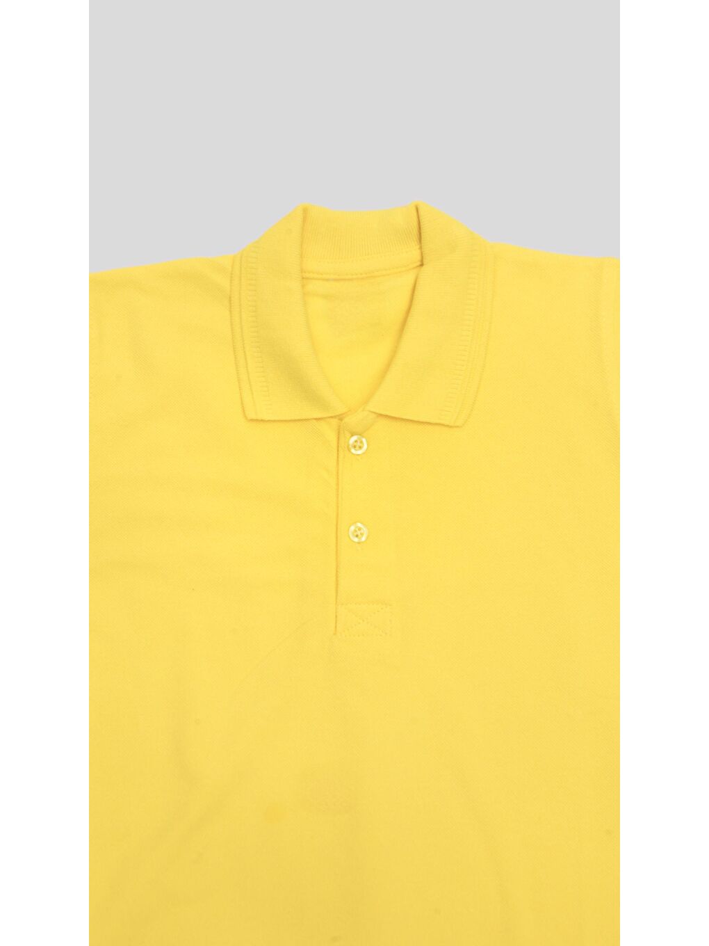 Sarı Kids Polo Yaka Basic Kısa Kollu Erkek Çocuk Tişört-2