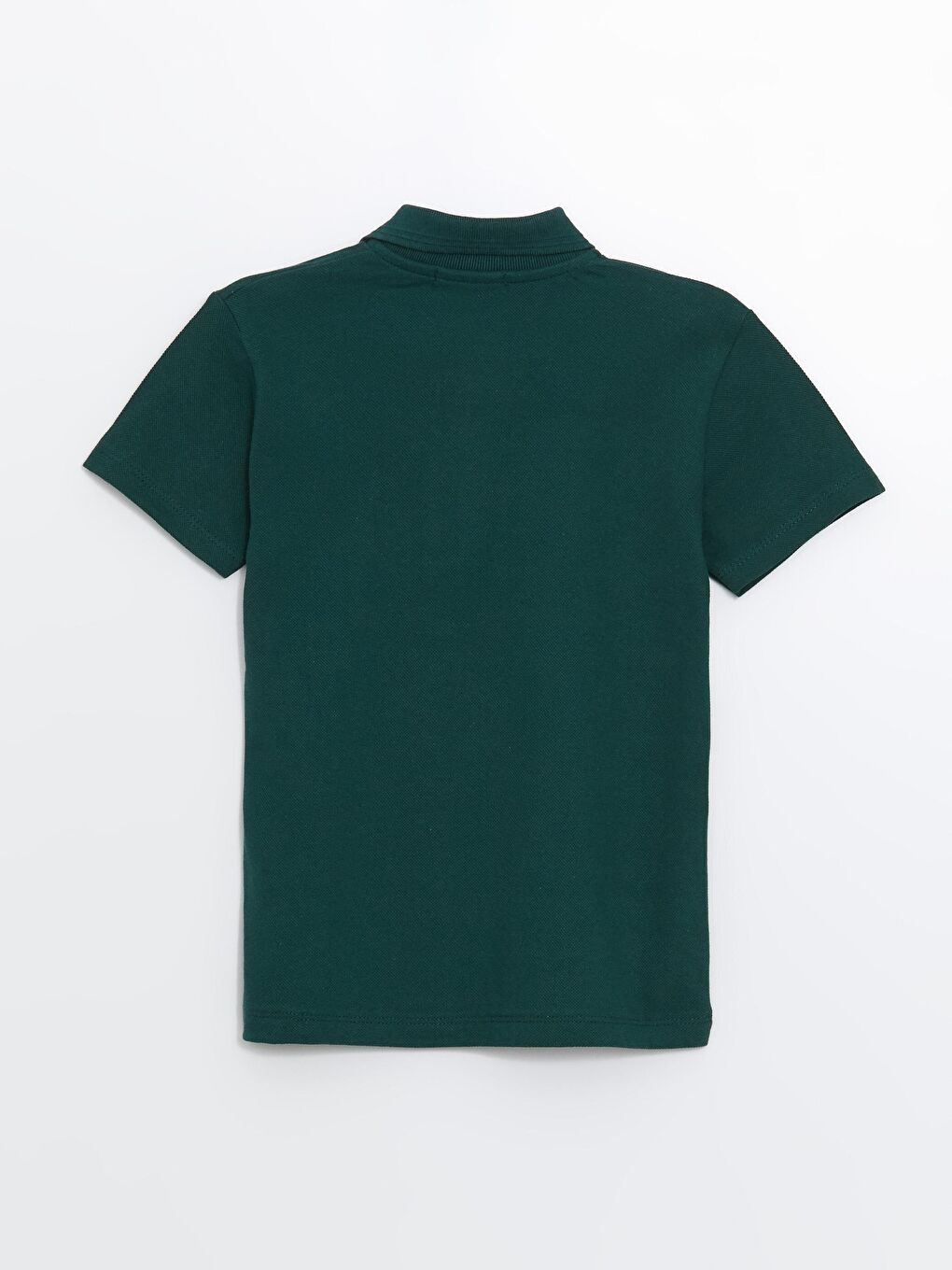 Haki Okul Tişört Polo Yaka Kısa Kollu-1