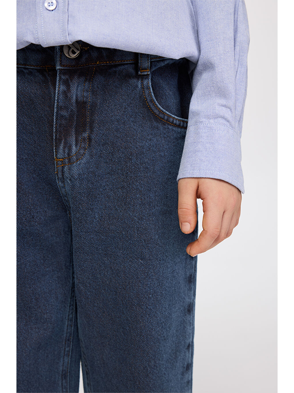 Erkek Çocuk Lacivert Jean Pantolon-2