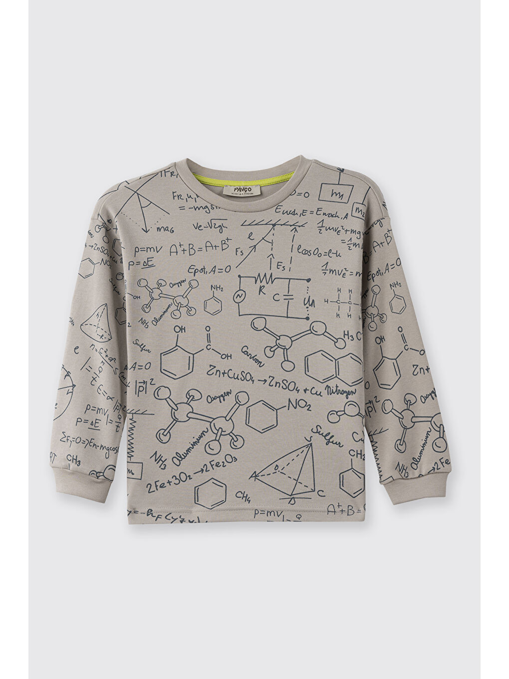 Bej Erkek Çocuk Baskılı Pijama Takımı-5