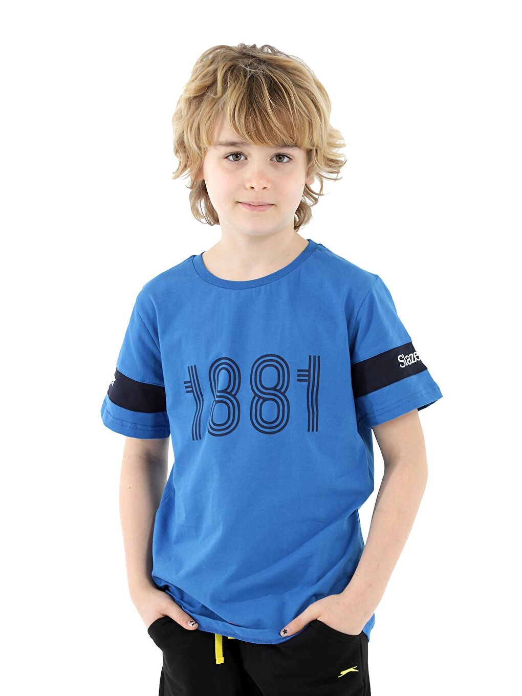 PASSANG Erkek Çocuk Tişört Mavi-1