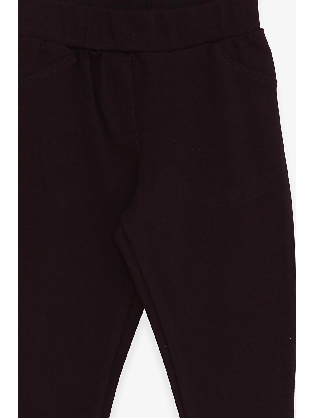 Kız Çocuk Tayt Pantolon Arkası Cepli Siyah (2-6 Yaş)-2