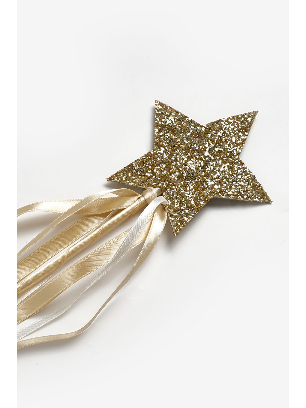 Gri Gümüş  Yıldız Figürlü Püsküllü Parti Asası-1