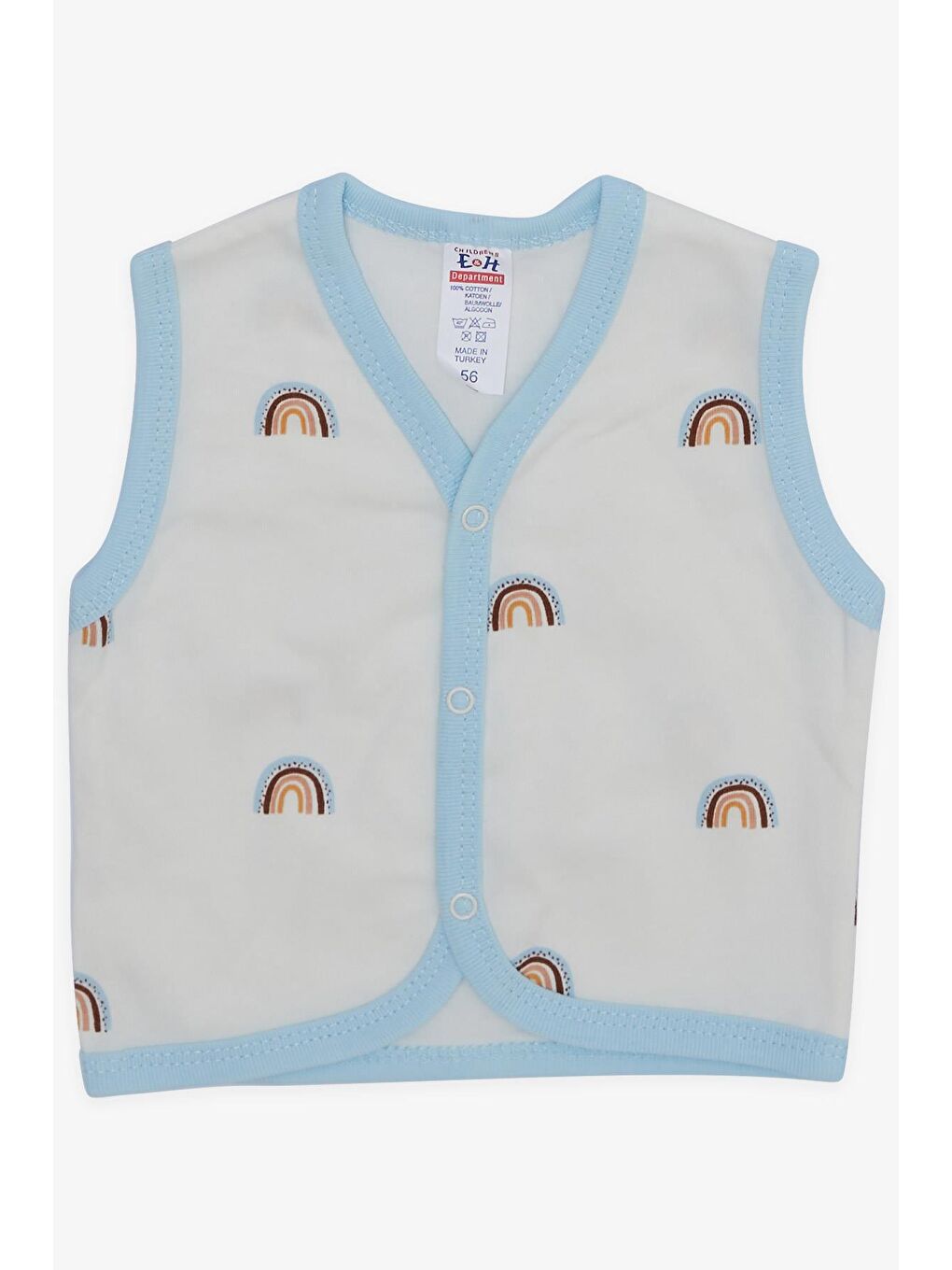 Erkek Bebek Hastane Çıkışı 8 li  Desenli Beyaz (3 Ay)-4