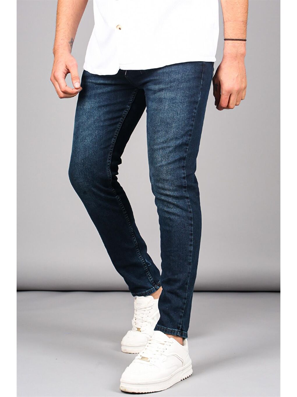 Madmext Mavi Skinny Fit Erkek Jean Pantolon 6338 - 1