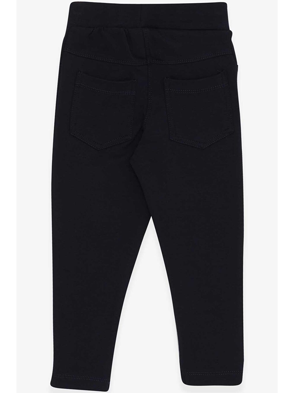 Kız Çocuk Tayt Pantolon Arkası Cepli Lacivert (2-5 Yaş)-2