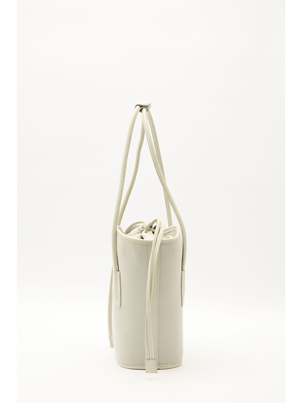 Yeşil Kanvas Kova Çanta Çağla-6