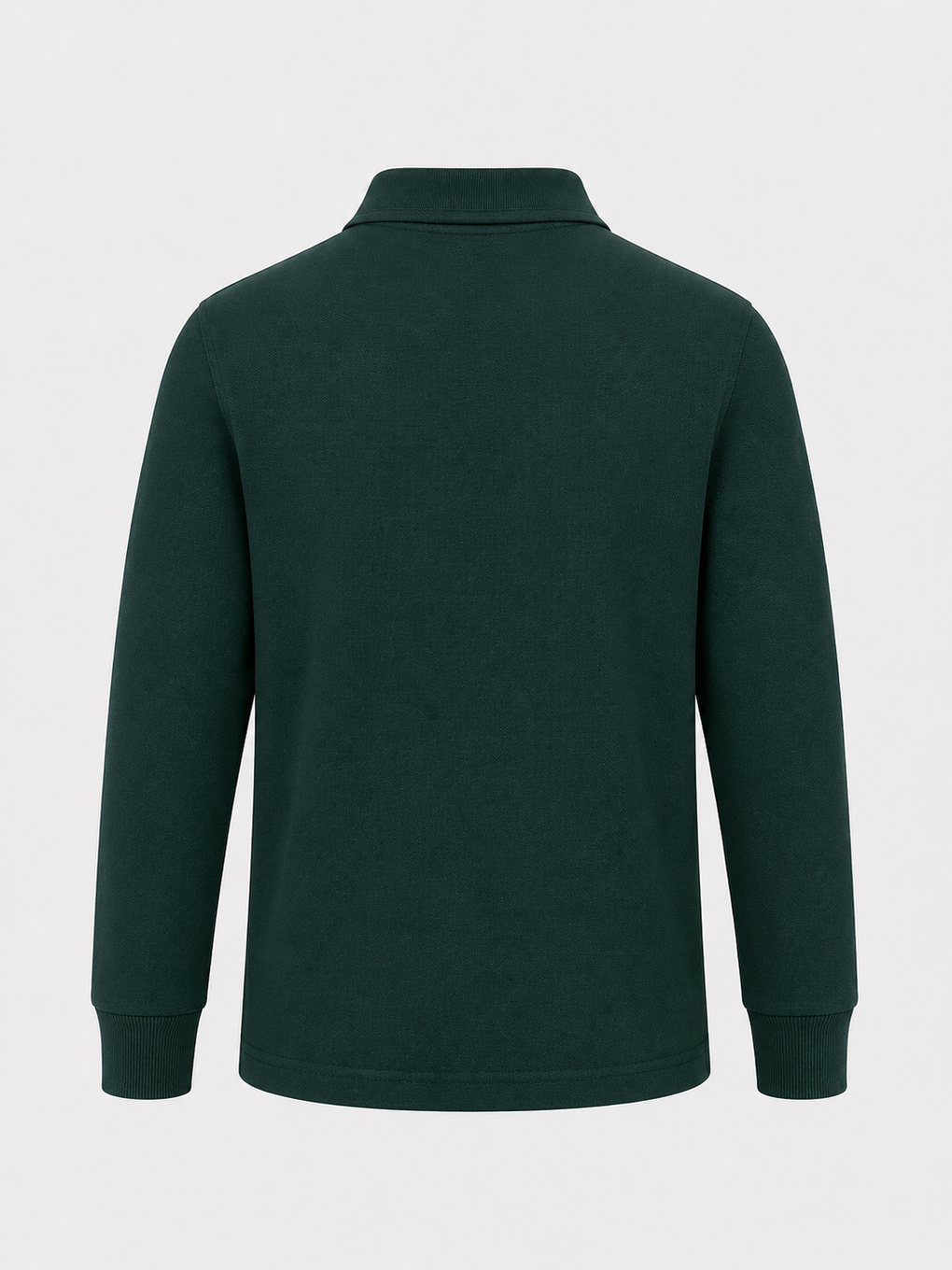 Haki Kids Polo Yaka Basic Uzun Kollu Unisex Erkek Çocuk Tişört-2