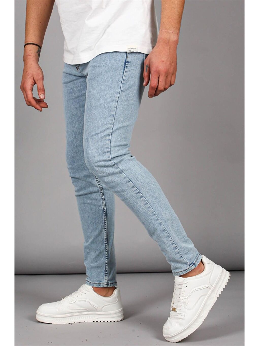 Madmext Mavi Süper Skinny Fit Erkek Jean Pantolon 6340 - 3