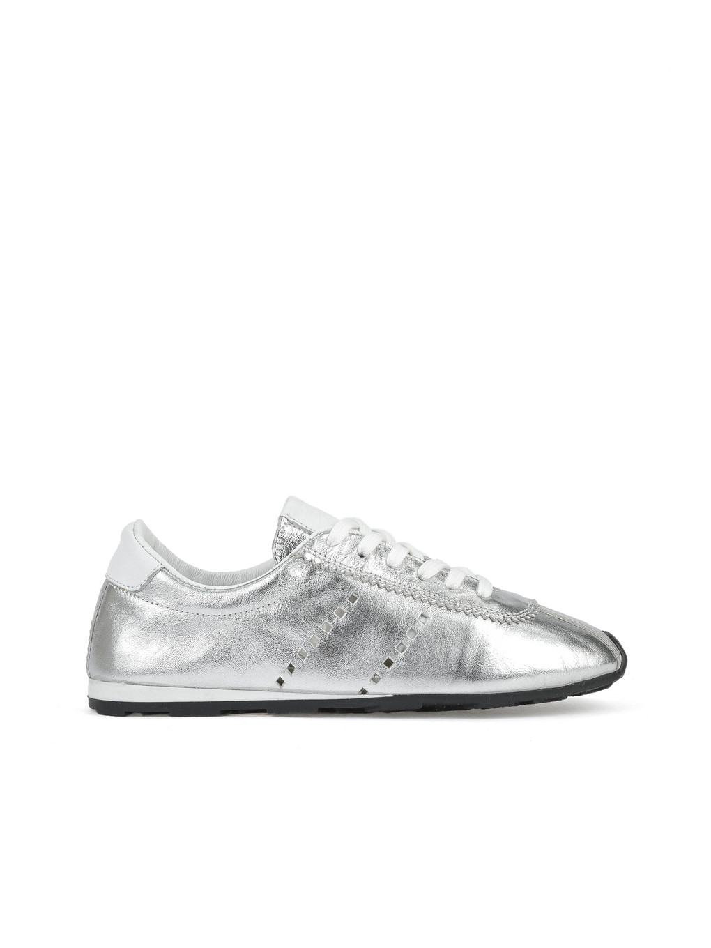 Gri Kadın Hakiki Deri Sneaker 1511035z6300 Gümüş