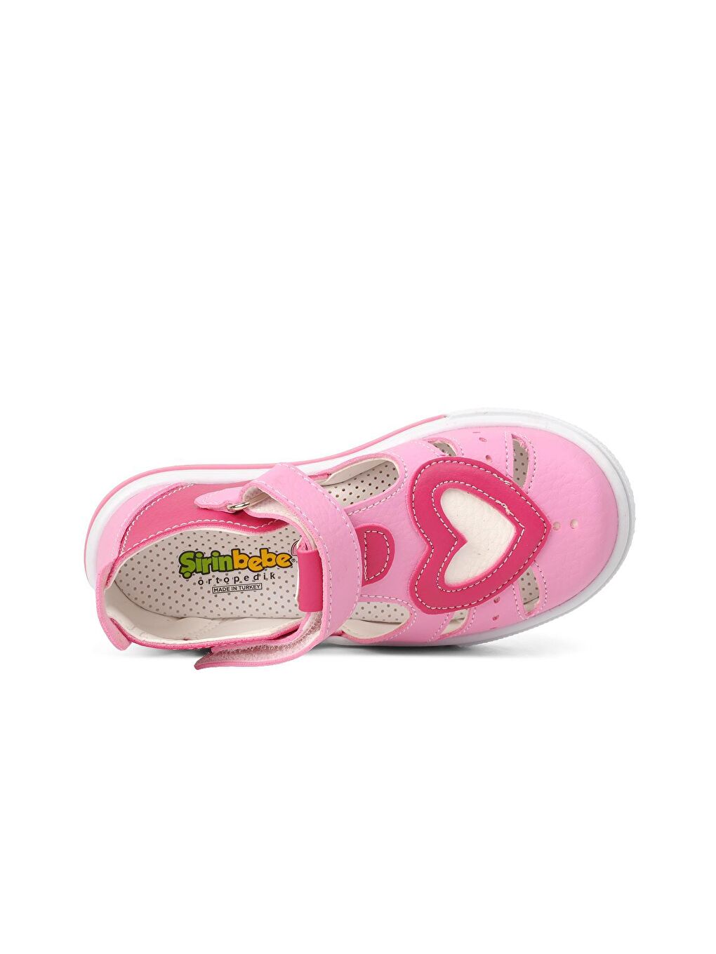 210103 Pembe-Fuşya Kız Bebek Yazlık Ayakkabı-4