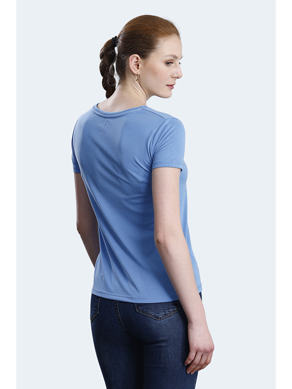 PAYTONS Kadın Mavi Tişört-1