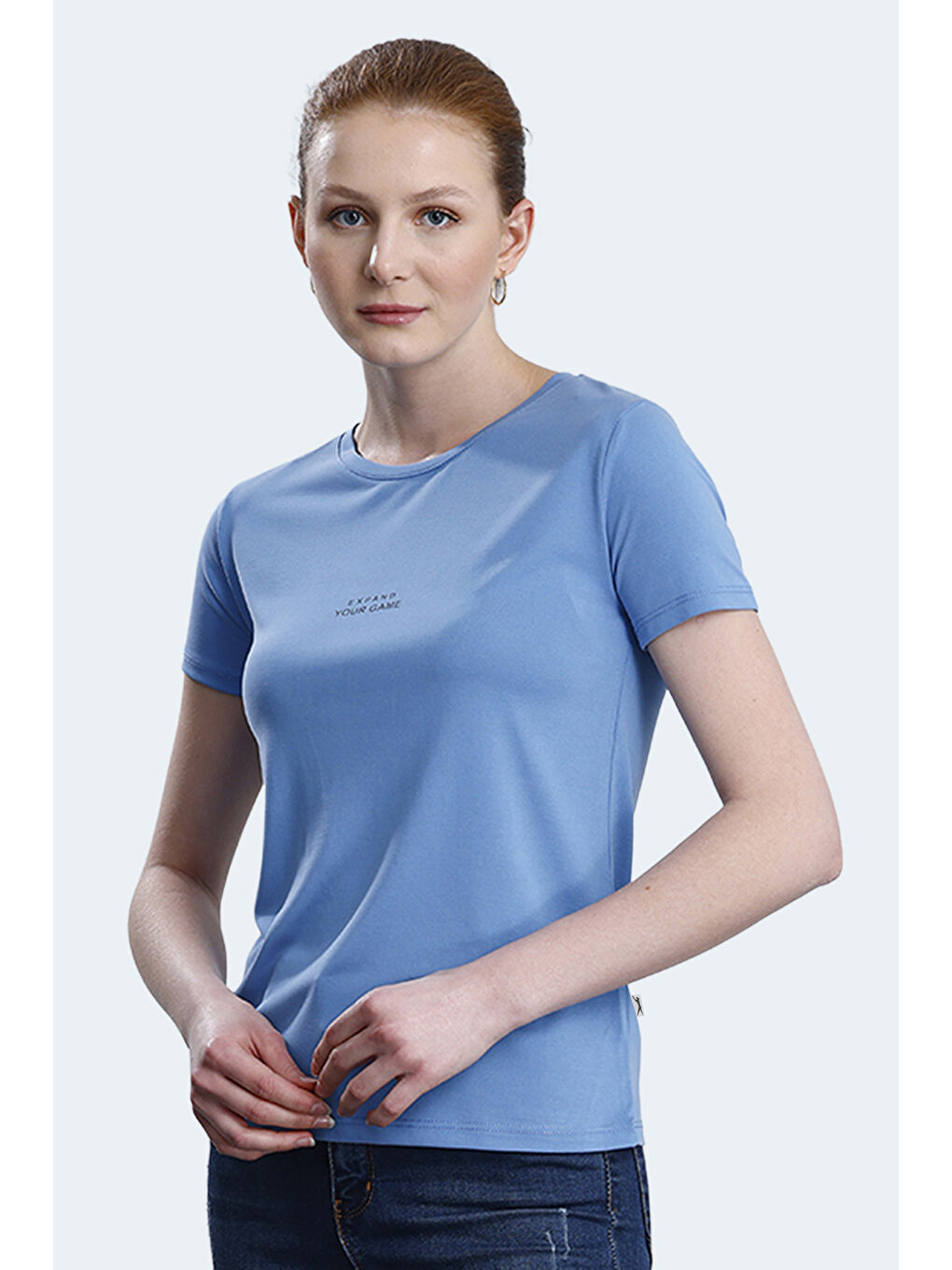 PAYTONS Kadın Mavi Tişört-3