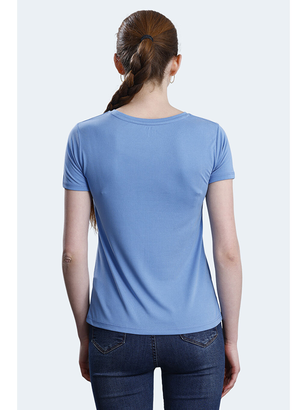 PAYTONS Kadın Mavi Tişört-5