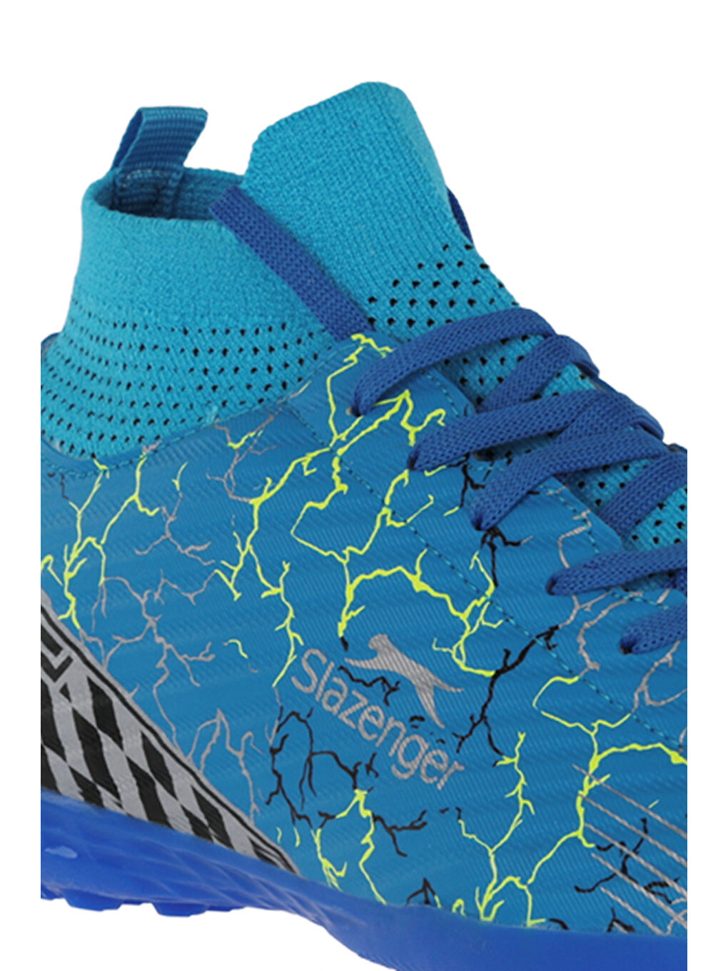 CORNER Erkek Halı Saha Saks Mavi Futbol Ayakkabısı-3