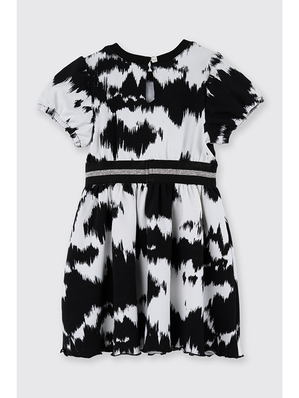 Kız Çocuk Örme Siyah Elbise-5