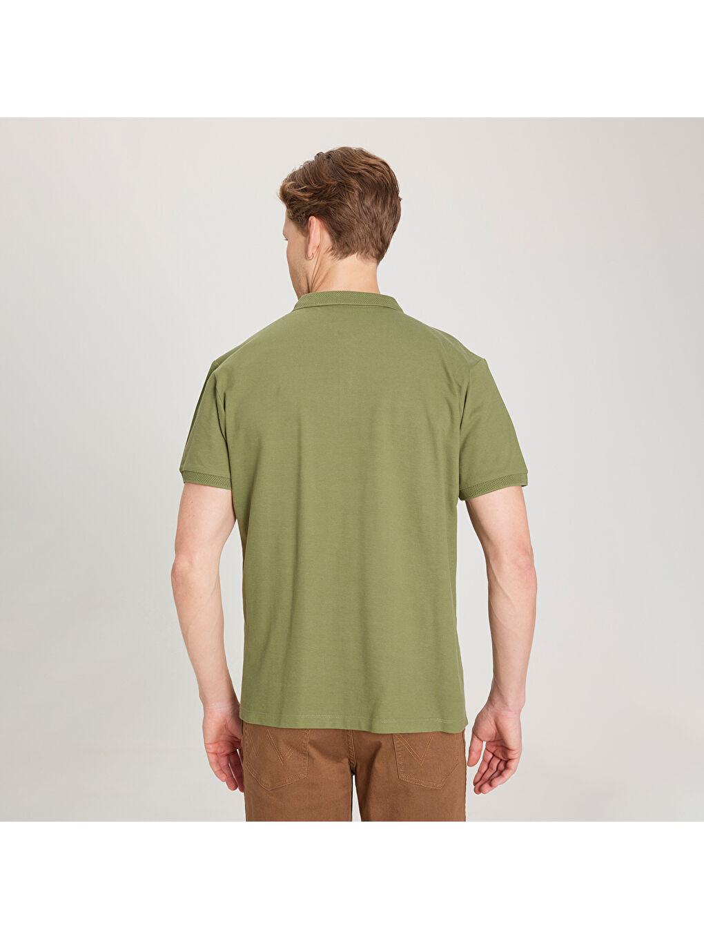 Erkek Yeşil Polo Tişört-1