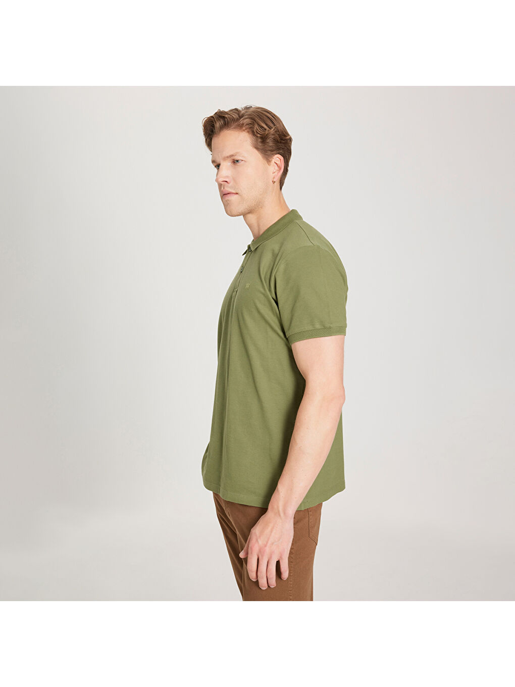 Erkek Yeşil Polo Tişört-2