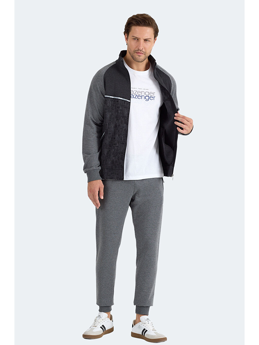 FERVOR Erkek Antrasit Eşofman Takımı-2