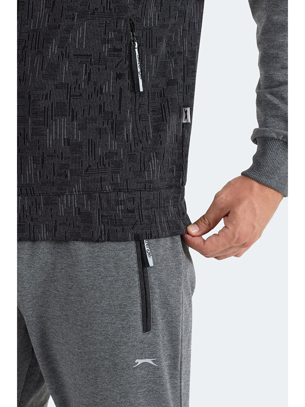 FERVOR Erkek Antrasit Eşofman Takımı-4