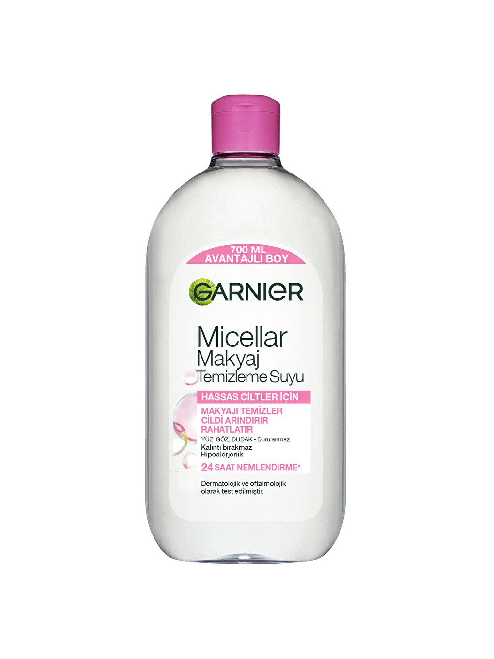 Micellar Makyaj Temizleme Suyu 700ml, 24 Saat Nemlendirme, Hassas Ciltler İçin, Vegan & Crue-4