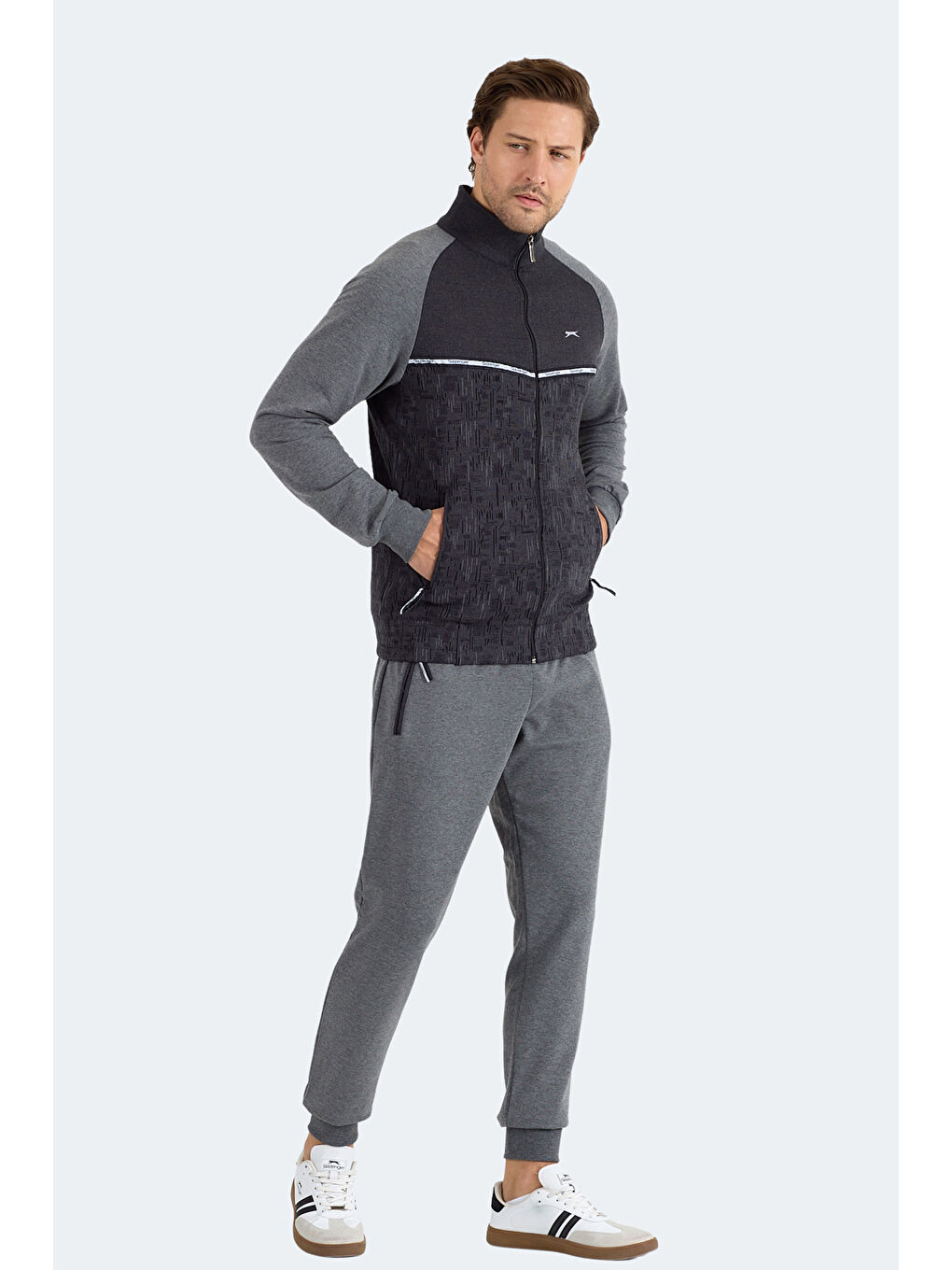 FERVOR Erkek Antrasit Eşofman Takımı-5
