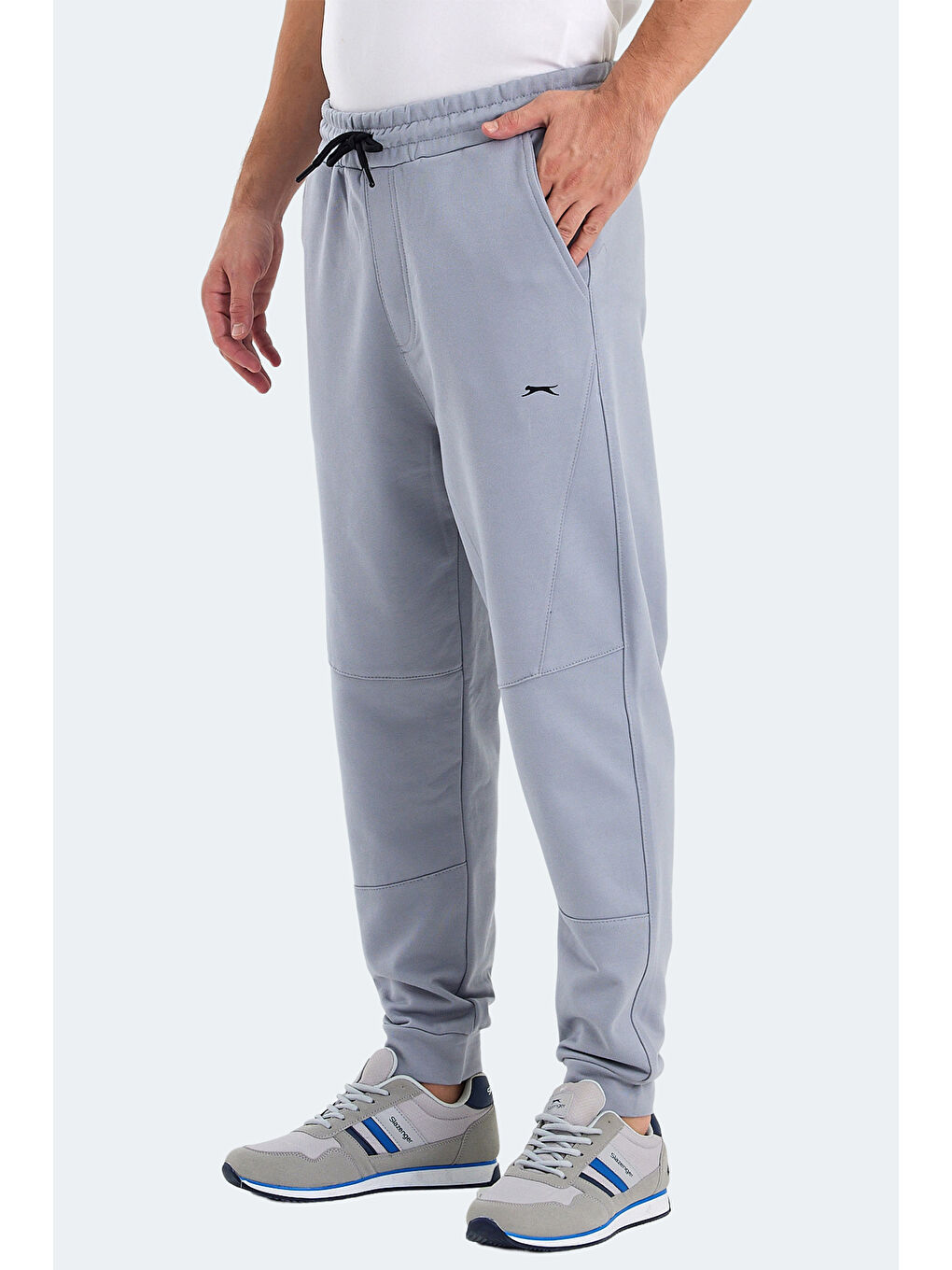 NADAB  Erkek %100 Pamuk Jogger Eşofman Altı Gri