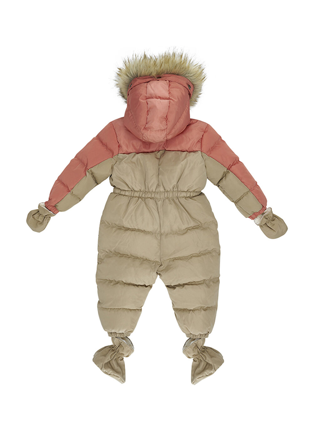 Pembe Kız Bebek Blok Renkli Somon Astronot-1