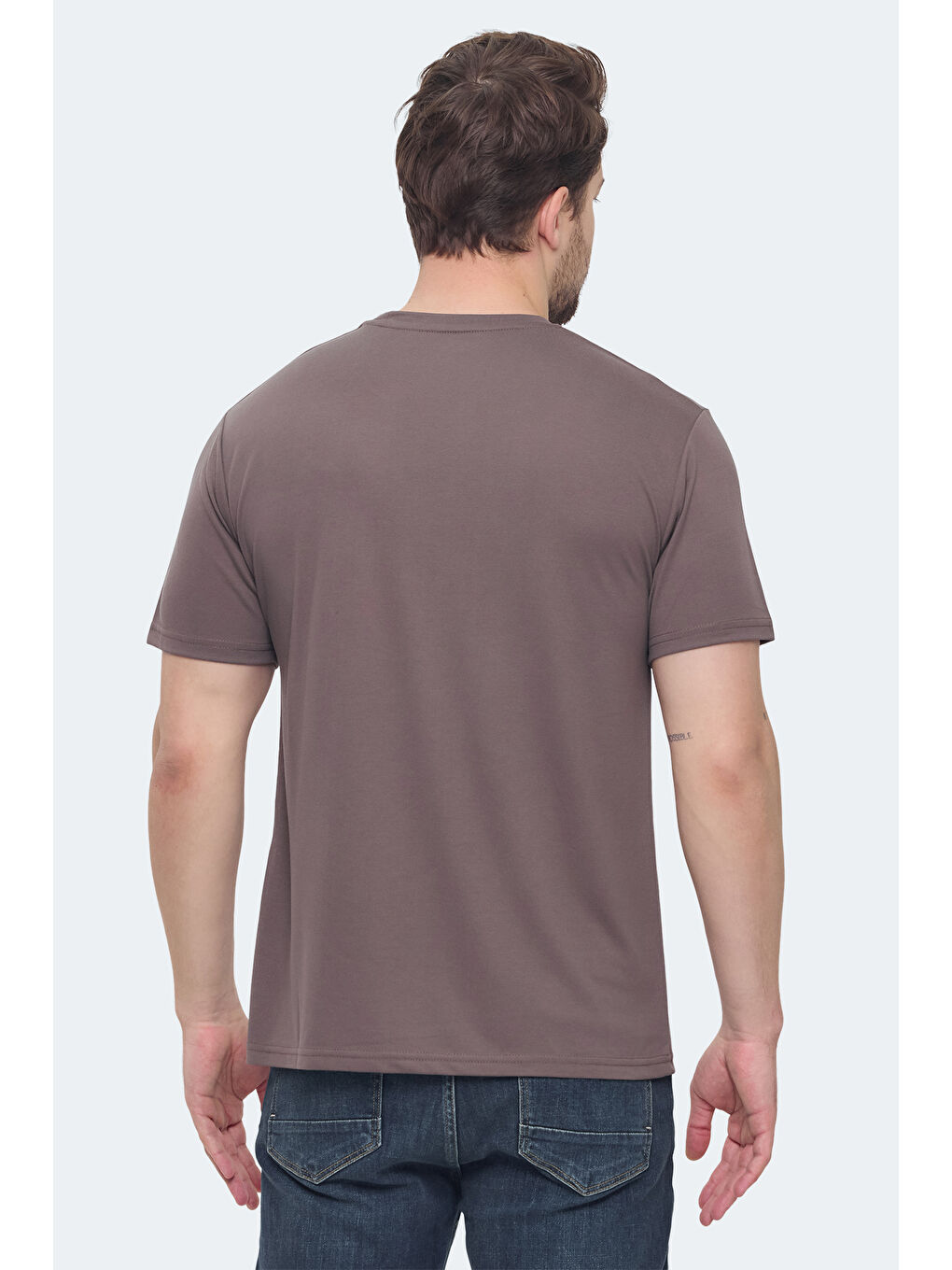 Kahverengi KRATER Erkek Kahve Tişört-1