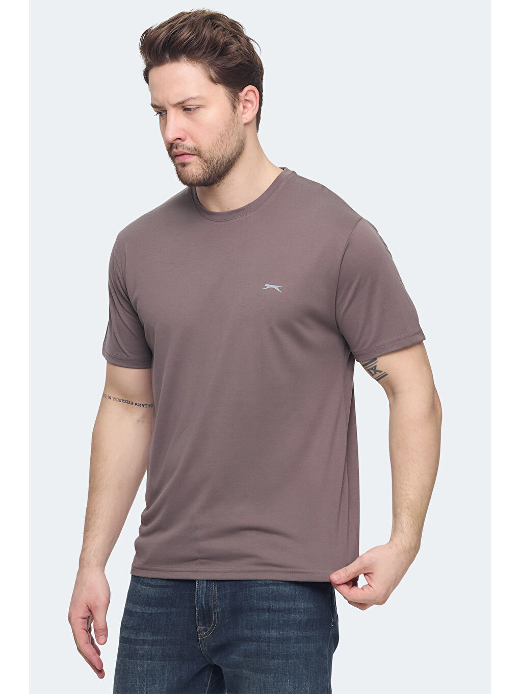 Kahverengi KRATER Erkek Kahve Tişört-2