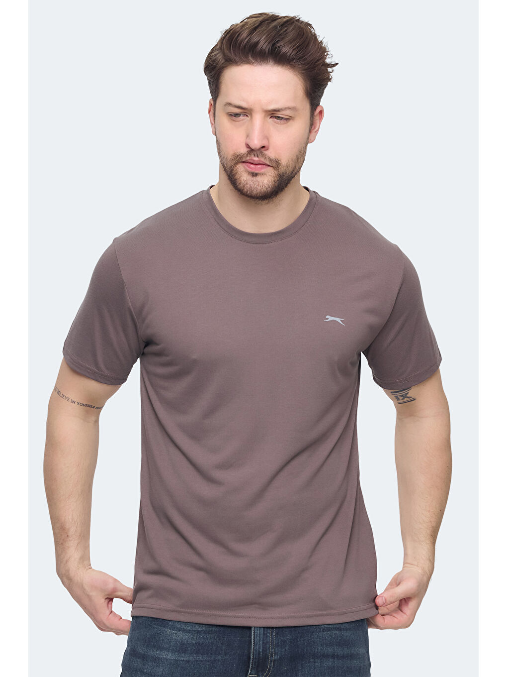 Kahverengi KRATER Erkek Kahve Tişört-3