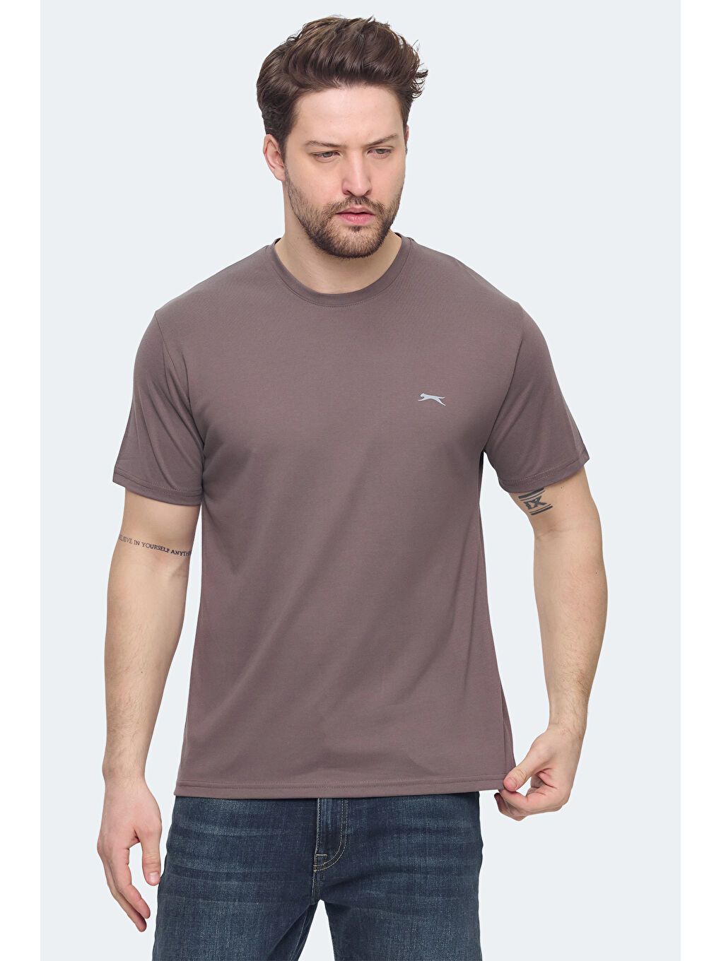 Kahverengi KRATER Erkek Kahve Tişört-5