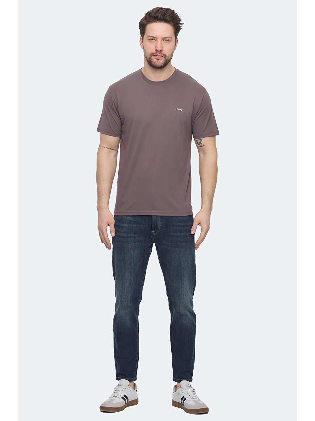 Kahverengi KRATER Erkek Kahve Tişört-6