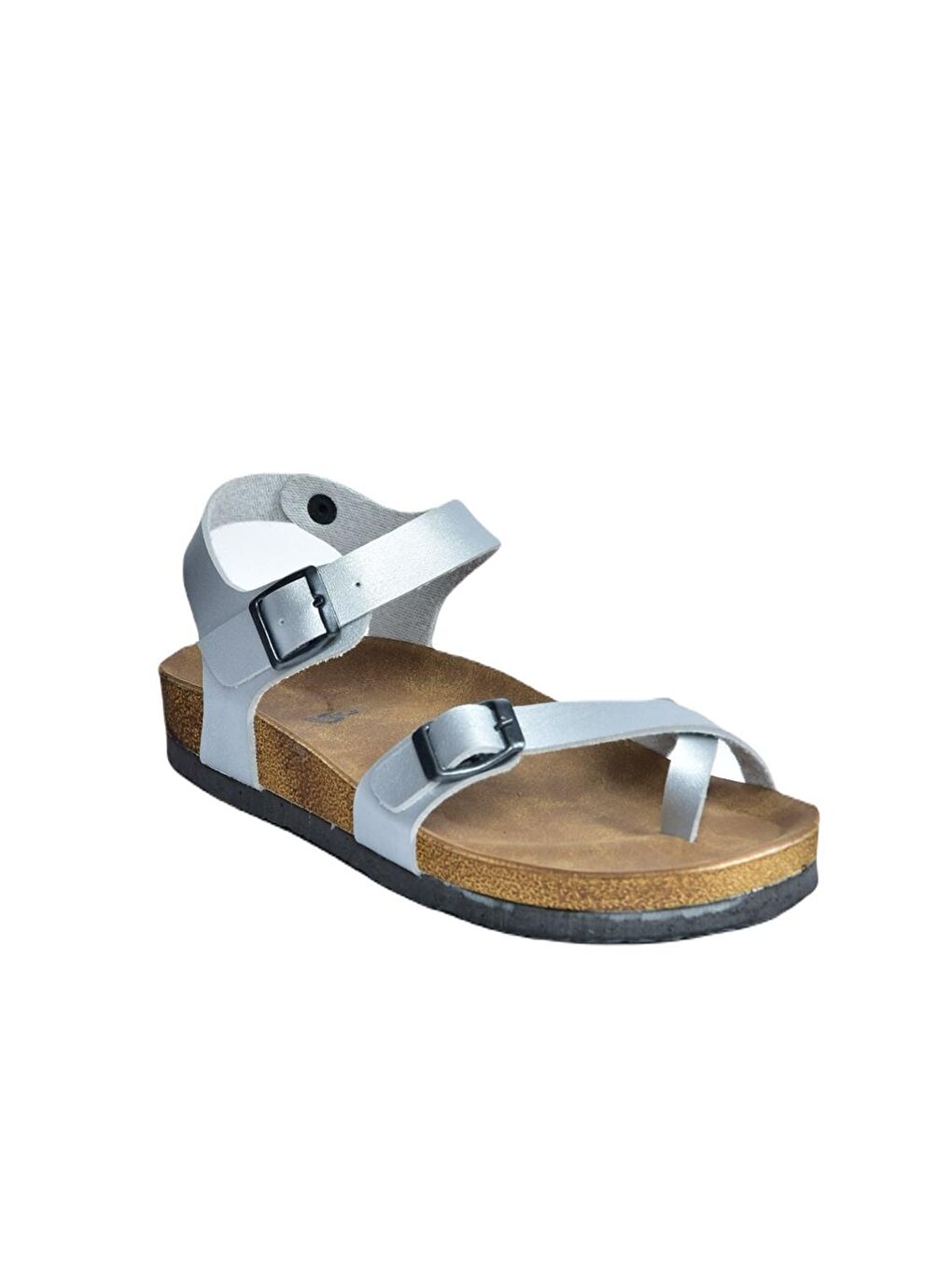 Gri Gümüş Kadın Sandalet H777786009-1