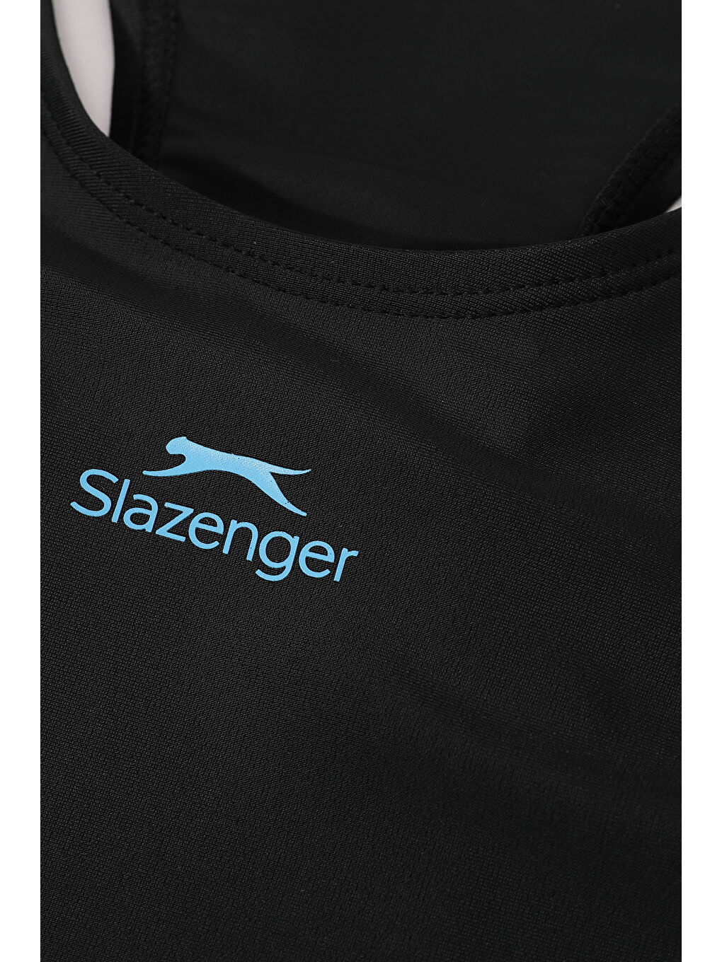 Spl RacerBlk Jn43 Kız Çocuk Mayo Siyah / Turkuaz-3