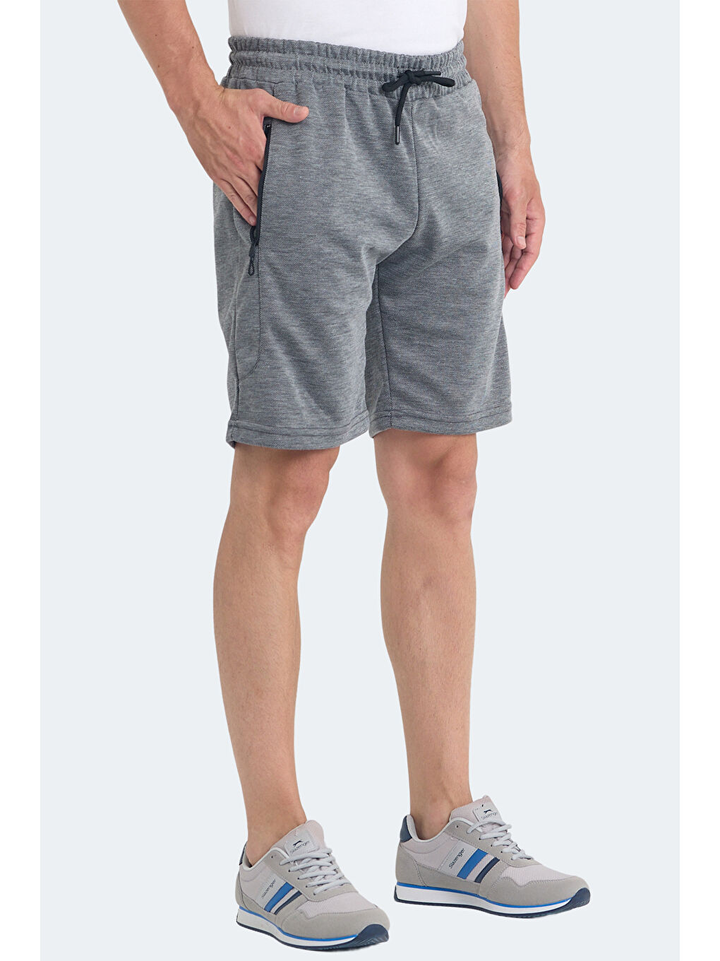 KANANI I Erkek Cepli Koyu Gri Şort-2