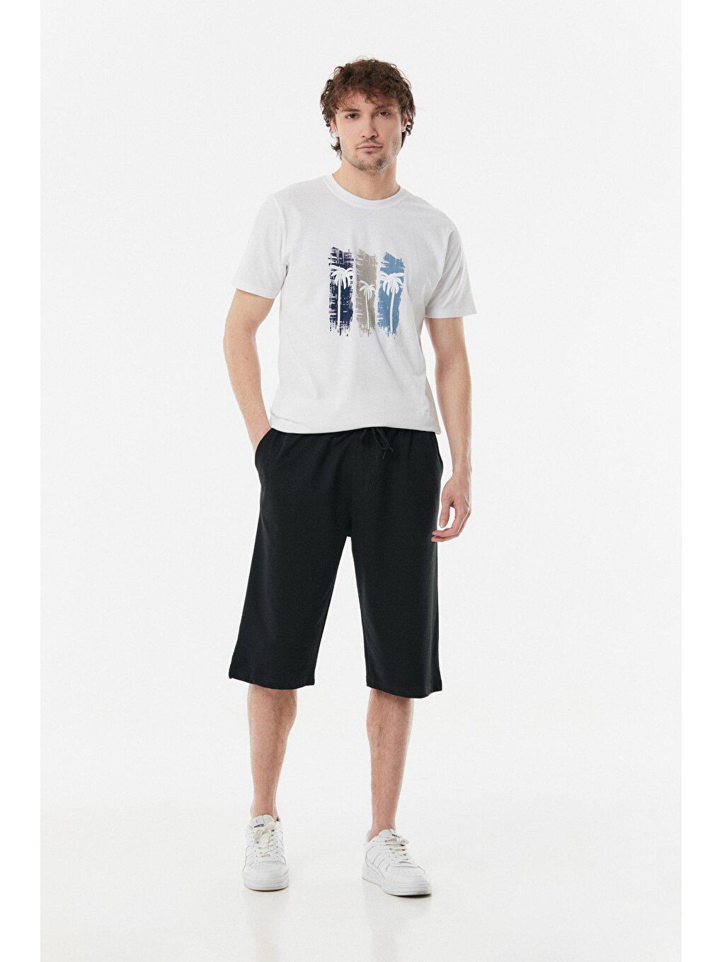 Siyah Beli Bağcıklı Cebli Kapri-1