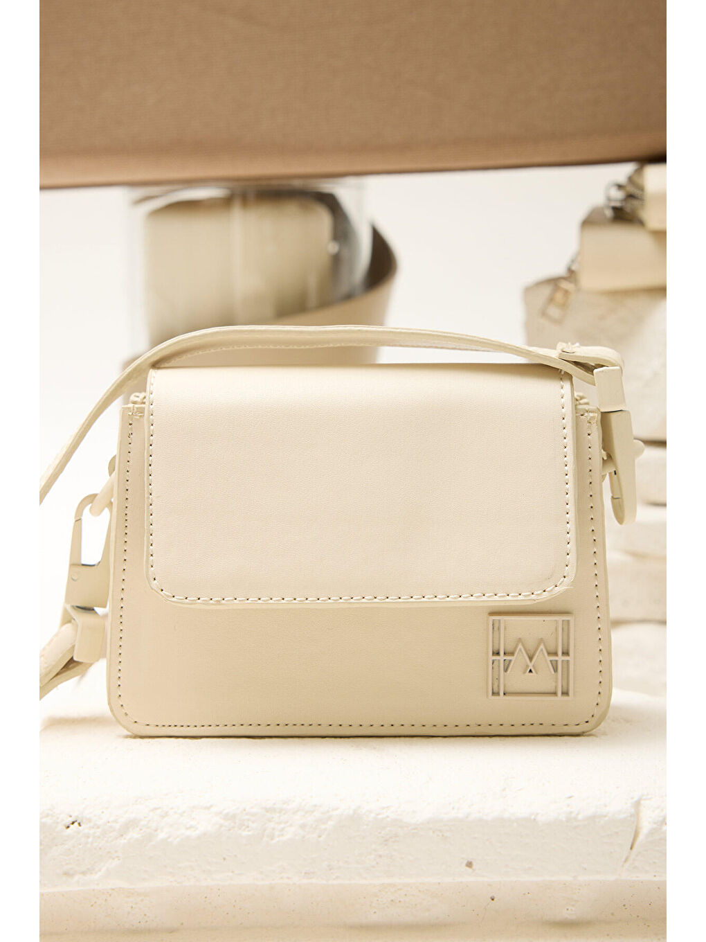 Roma Mini Çanta Bej-1