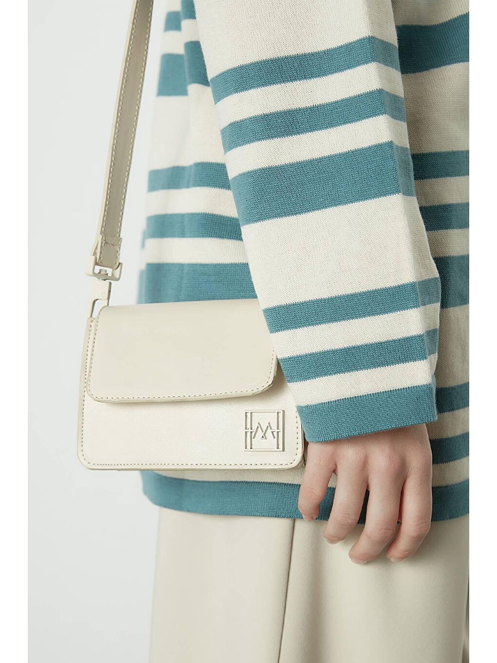 Roma Mini Çanta Bej-2