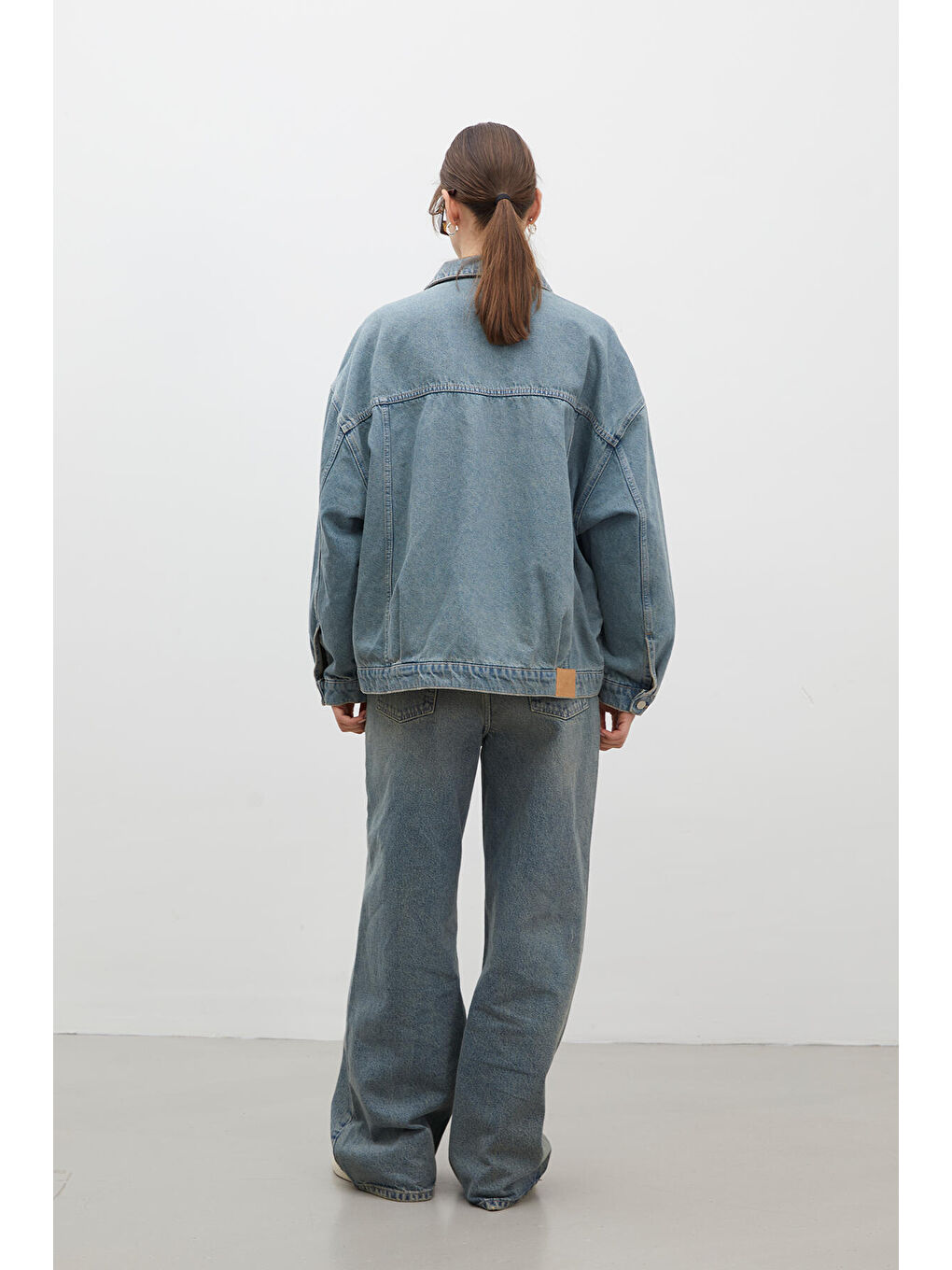 1975 Denim Ceket Koyu Mavi-7