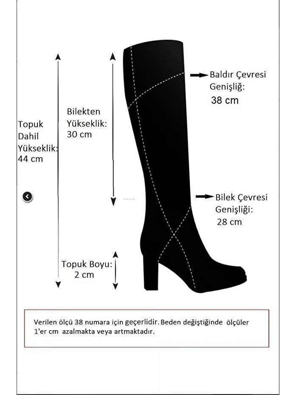 Kahverengi Taba_altın Kadın Çizme E726203402-3