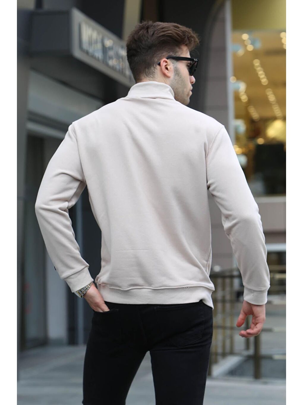 Balıkçı Yaka Bej Kazak 5317-2