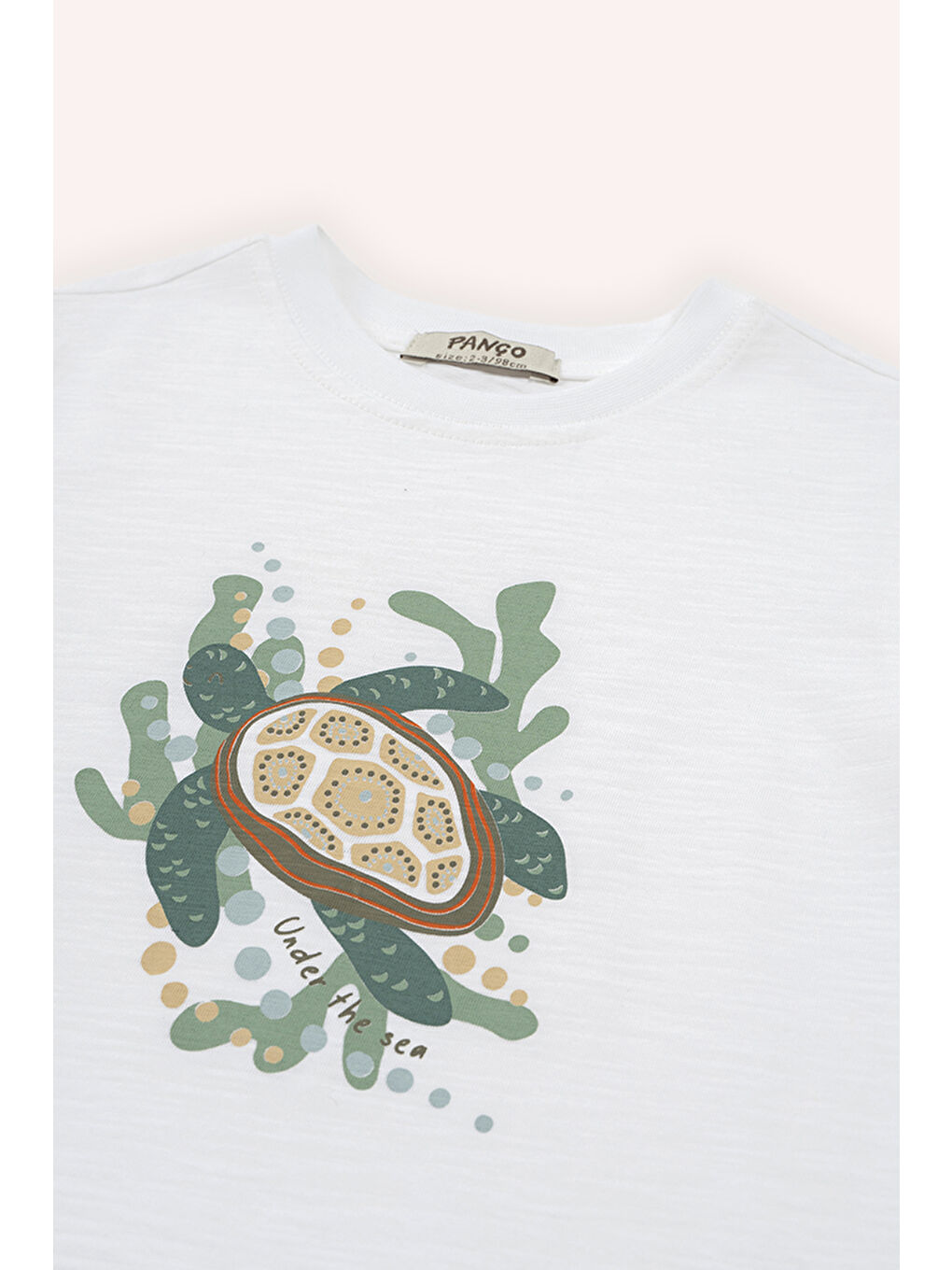 Erkek Bebek Beyaz Baskılı Tişört-2